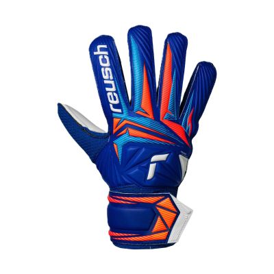 2. Reusch Attrakt Solid Junior goalkeeper gloves blue 5672515 4126
