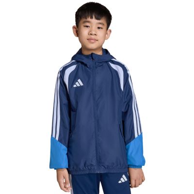 11. adidas Tiro 26 Competition All Weather Kids Jacket Blue JL7300