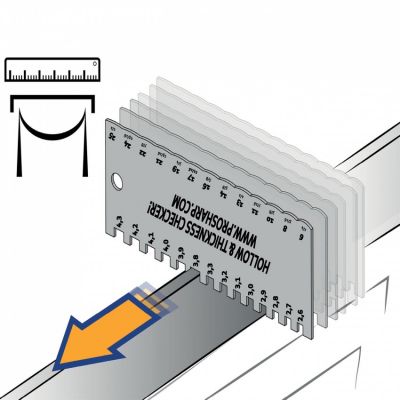 2. Prosharp Blade Thickness and Depth Gauge