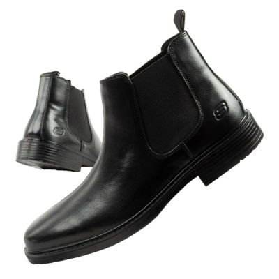 Skechers men's shoes Chelsea boots Miller-Boris elegant leather