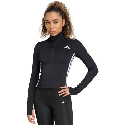 2. adidas Workout Essentials 3-Stripes Zip Through Sweatshirt KB7843