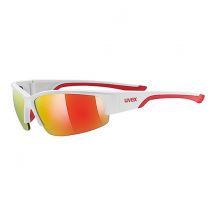 Uvex Sportstyle 215 glasses white and red