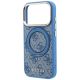 6. Guess Ring Stand 360 4G Classic Logo MagSafe Case for iPhone 18 Pro Max / 17 Pro Max - Blue