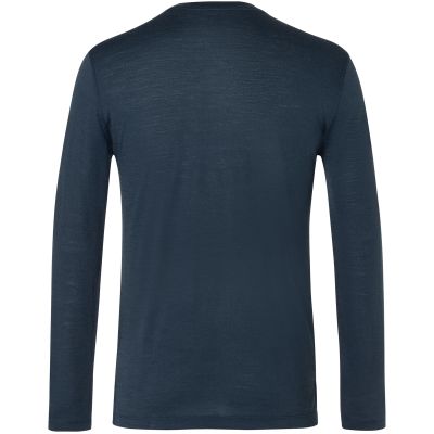 Men’s SUPER.NATURAL M Fourski LS Long-Sleeve Shirt Navy Blue