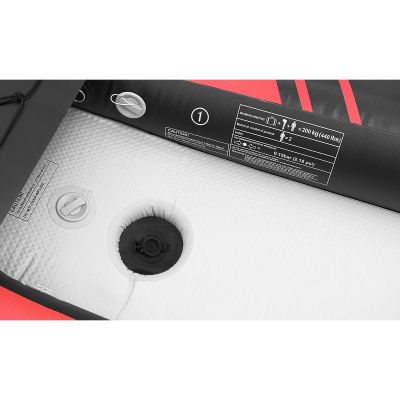 35. 2-PERSON KAYAK SET 385x96x42CM LAMINATED PVC 200KG ENERO