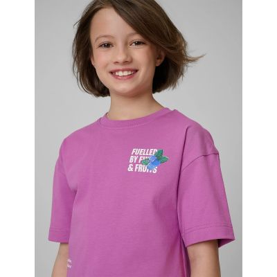 5. Loose T-shirt with a girl's print 4F 4FJRSS26TTSHF3827-51S