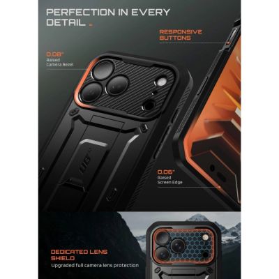 11. Supcase Unicorn Beetle Pro Case for iPhone 18 Pro / 17 Pro - Black