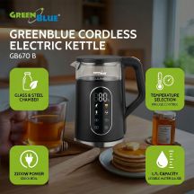GREENBLUE CORDLESS ELECTRIC KETTLE GB670
