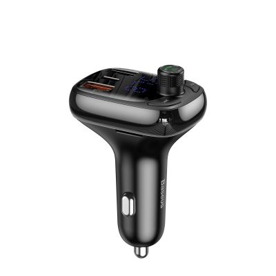 2. Bluetooth transmitter / car charger Baseus S-13 (Overseas Edition) - black