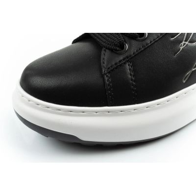 6. Karl Lagerfeld men's shoes sneakers Kapri natural leather black