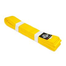 Karate kimono belt - yellow 240 cm