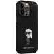 4. Karl Lagerfeld KLHCP13LSMHKNPK case for iPhone 13 Pro / 13 - black Silicone Ikonik Metal Pin