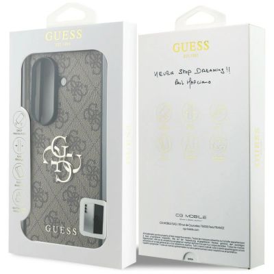 7. Guess Big 4G Logo Case for Samsung Galaxy Z Fold 8 Ultra - Brown