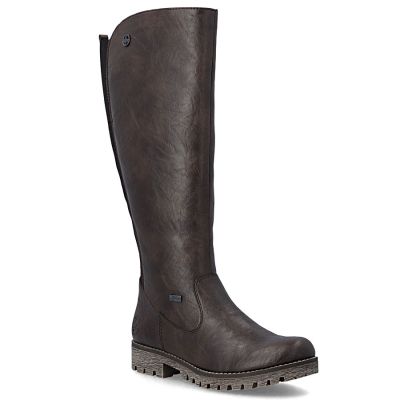 Rieker 78554-25 waterproof, insulated, brown rubber boots