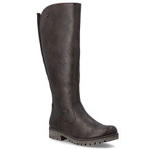 Rieker 78554-25 waterproof, insulated, brown rubber boots