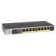 9. Switch Netgear GS108LP-100EUS 8p PoE 60W* (PoE+: 8p) Unmanaged Gigabit