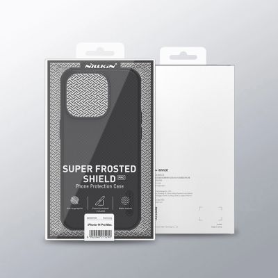 5. Nillkin Super Frosted Shield Pro case for iPhone 14 Pro Max back cover blue