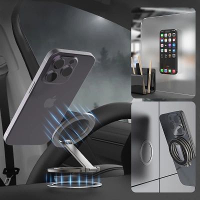 4. Tech-Protect mmR400 Magnetic MagSafe Holder - Black