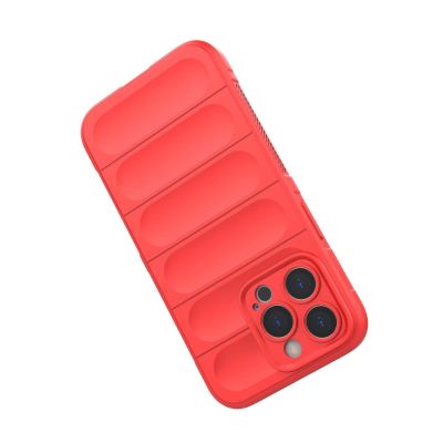 3. Magic Shield Case for iPhone 13 Pro Max flexible armored cover red
