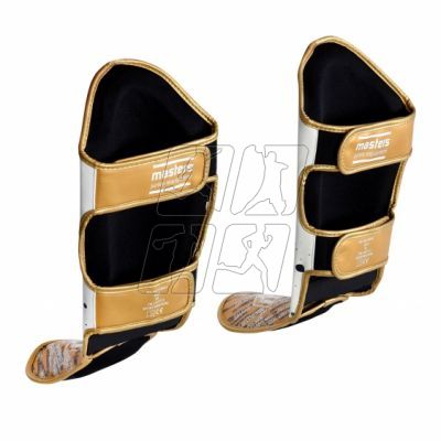 2. Masters MJE shin guards - NS-ART-GOLD Jr 1101709-GOLD-XS