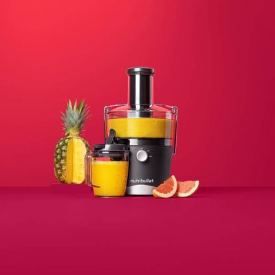 7. NutriBullet NBJ100G Juicer, Gray, 1.5 L, 0.8 L, Rotary, Plastic, Stainless Steel, 800 W