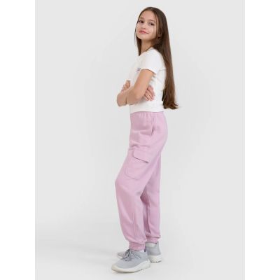 3. Girls' jogger sweatpants 4F 4FJWSS25TTROF1135-52S