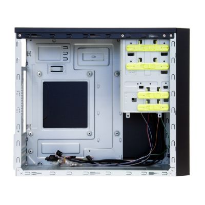 3. Chieftec HT-01B-OP Mini Tower Computer Security & Mounts Black