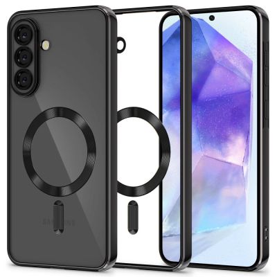 Tech-Protect MagFlex MagSafe Case for Samsung Galaxy A56 5G - Clear Black