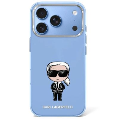 Karl Lagerfeld IML Ikonik Sketch Print MagSafe Case for iPhone 17 Pro / 18 Pro - Light Pink