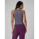 2. Women's sleeveless slim plain t-shirt 4F 4FRSS26TSLEF319-24S