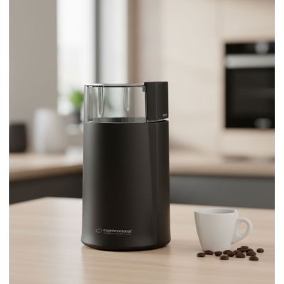 13. Esperanza Espresso EKC001K coffee grinder (160W; impact; black)
