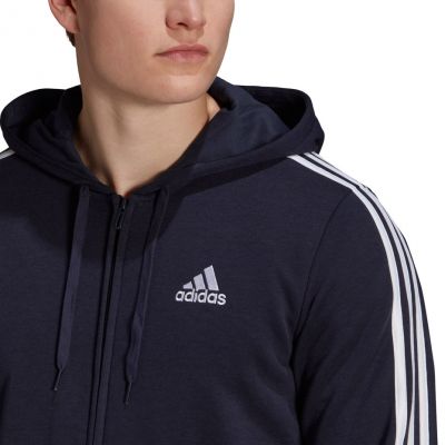 5. adidas Essentials Full-Zip Hoodie M GK9033