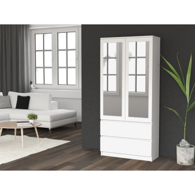 9. SS-90 WARDROBE MIRROR - WHITE