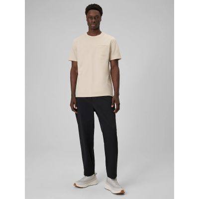 4. Men's regular plain T-shirt 4F 4FRSS26TTSHM3637-83S