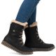 10. Rieker W Y3424-00 RKR745 fur ankle boots