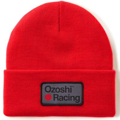 3. Ozoshi Heiko Cuffed Beanie red OWH20CFB004