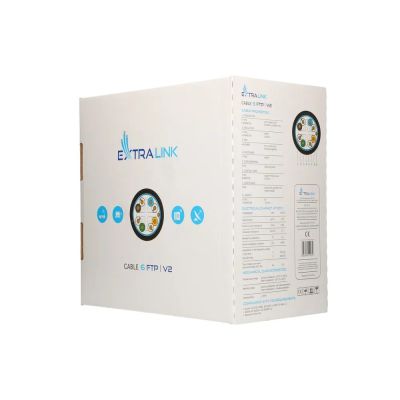 4. Extralink CAT6 FTP (F/UTP) V2 Outdoor Twisted Pair Network Cable 305M
