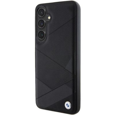 2. BMW BMHCS24M23RCGPK S24+ S926 black/black hardcase Signature Leather Crossing Lines Pattern