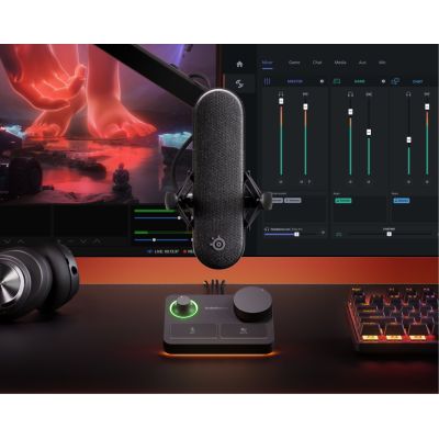 8. SteelSeries Alias Pro microphone