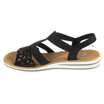 2. Rieker Sandals V0646-00 Black 36