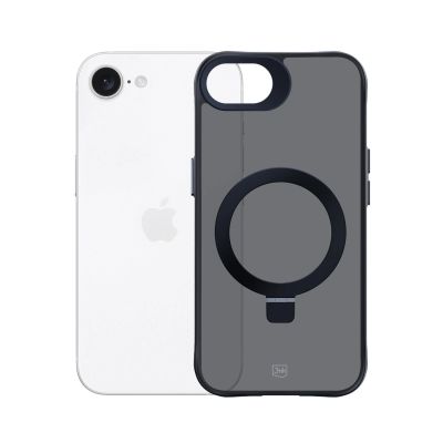3. 3mk Smoke Case Mag&Stand for Apple iPhone 16E - black