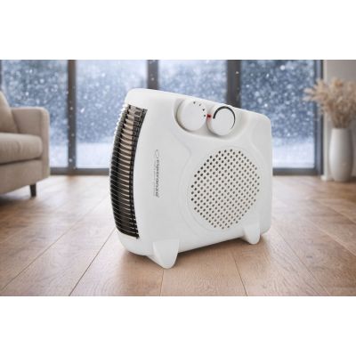 6. Esperanza Waikiki EHH004 fan heater (2000W; 3 heating levels; white)