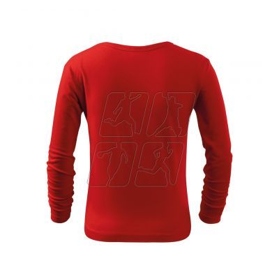 5. T-shirt Malfini Fit-T LS Jr. MLI-12107 red