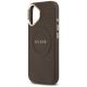 6. Guess Peony Hot Stamp MagSafe Case for iPhone 17 - Brown