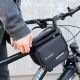 9. Wozinsky bicycle frame bag, waterproof phone case, 1.5l, black (WBB26BK)