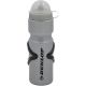 14. DUNLOP 750ML BIKE BOTTLE WITH CAGE SILVER