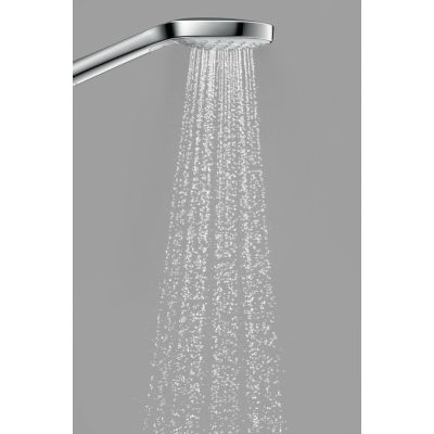 4. Hansgrohe Croma Select E Hand Shower Chrome, White