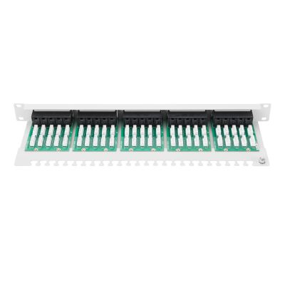 2. Digitus ISDN Patch Panel 19" 50x RJ45 (8P4C), LSA level, cat.3, unshielded, 1U, gray