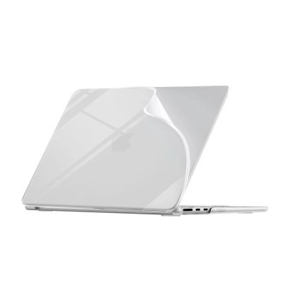 2. Tech-Protect Softshell Case for MacBook Air 13" 2023 / 2024 / 2025 / 2026 - Transparent