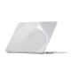2. Tech-Protect Softshell Case for MacBook Air 13" 2023 / 2024 / 2025 / 2026 - Transparent